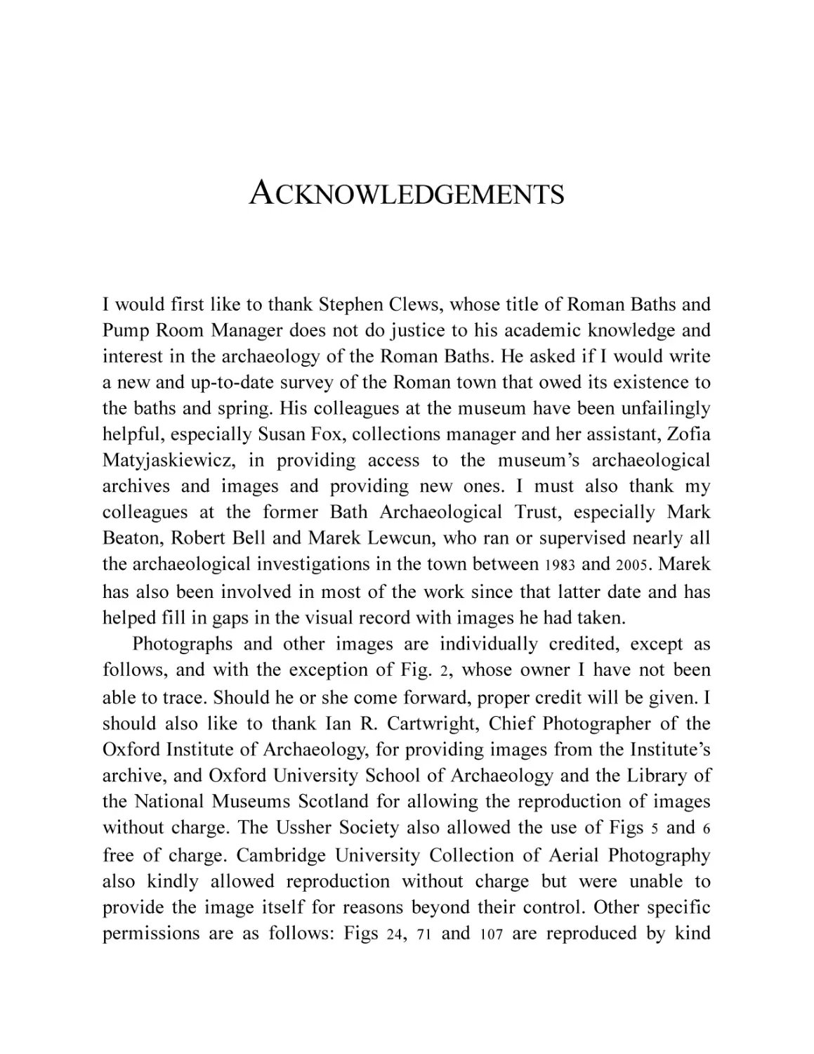 Acknowledgements