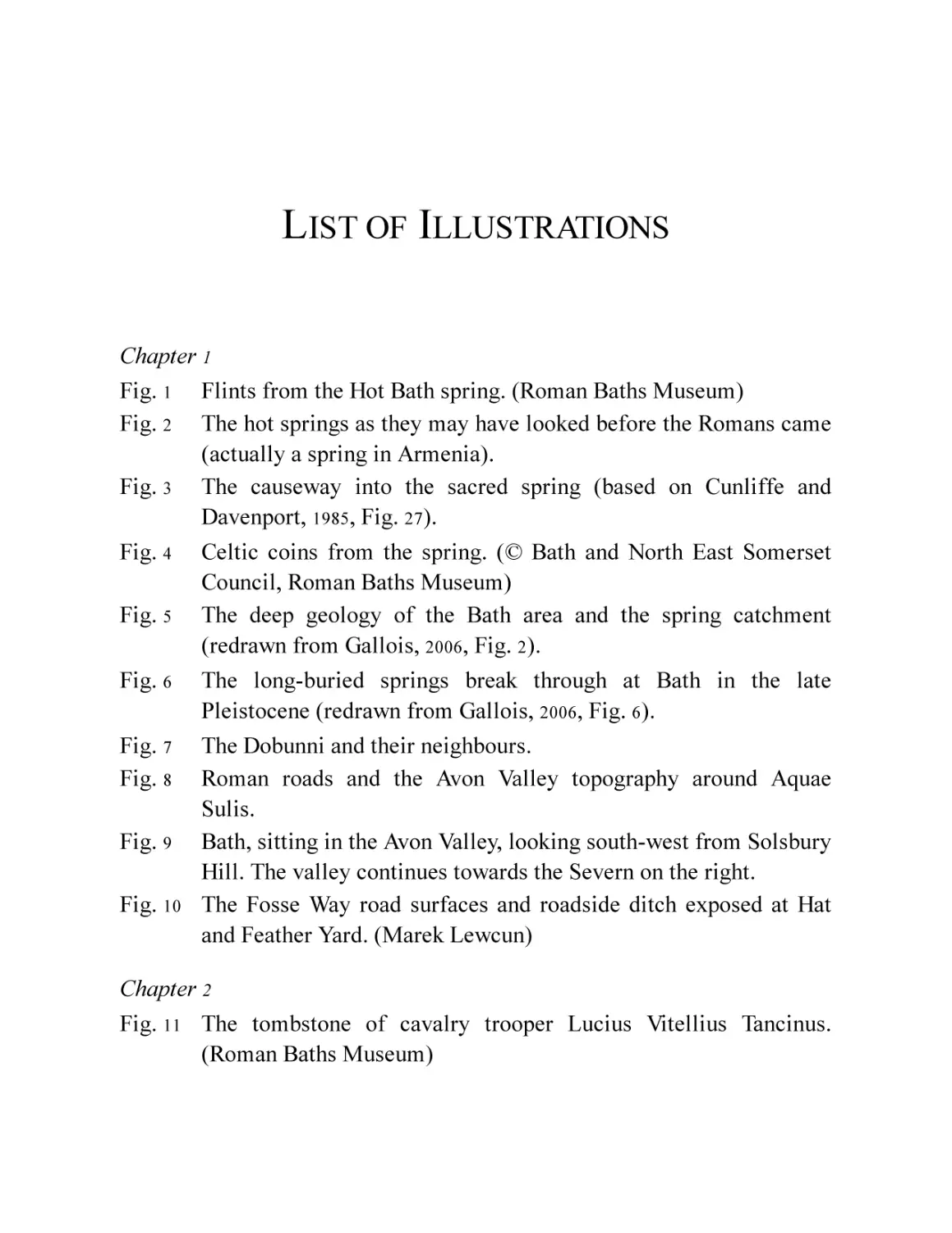 List of Illustrations