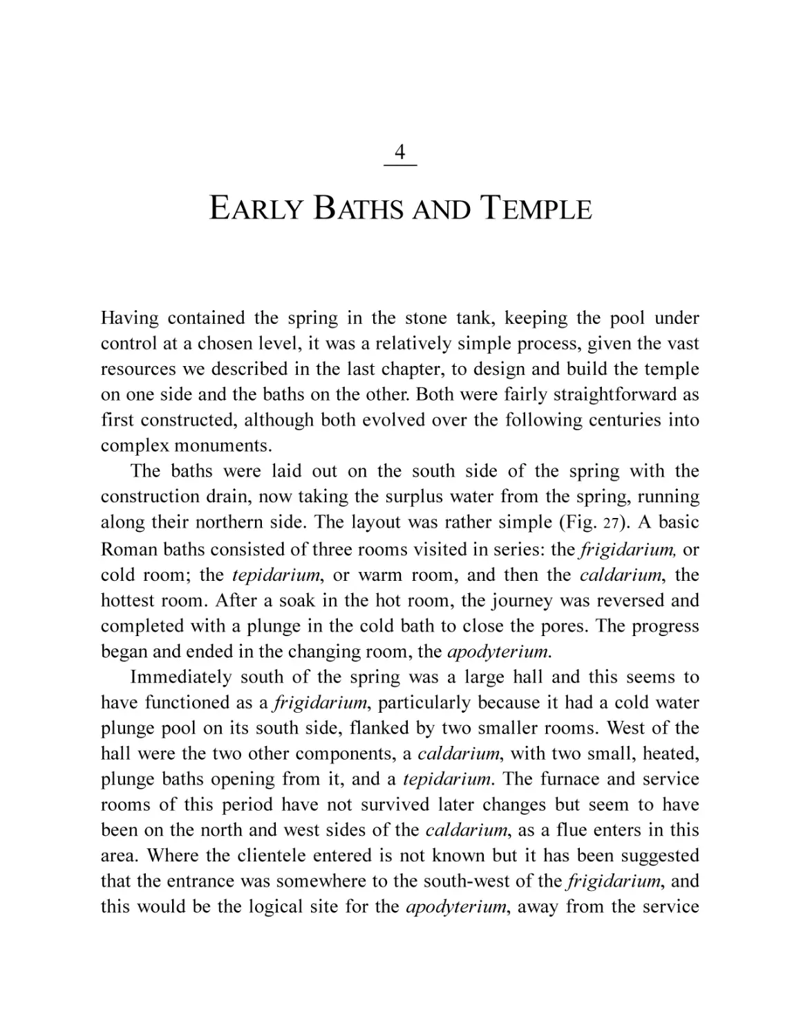 4 Early Baths and Temple