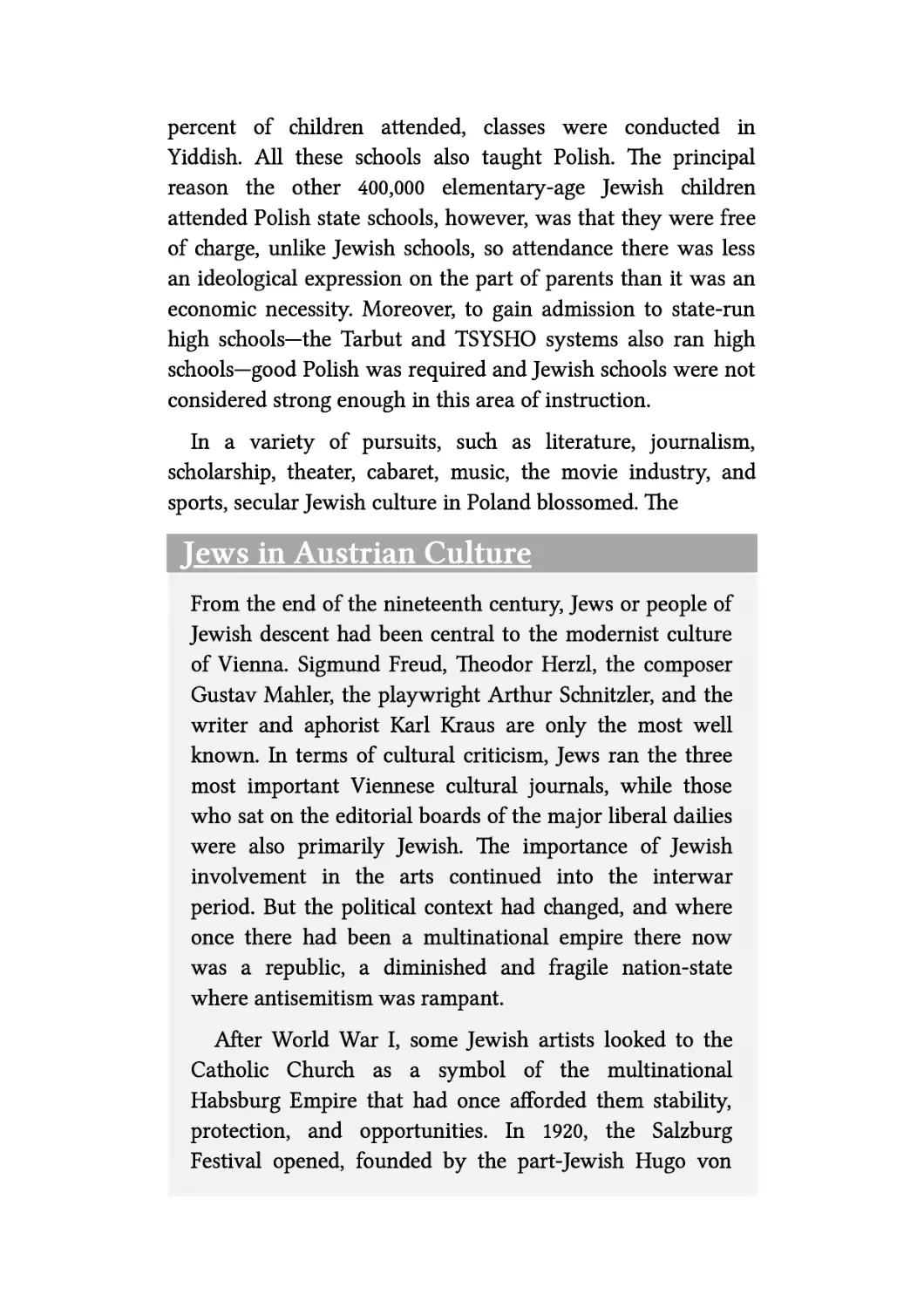Jews in Austrian Culture