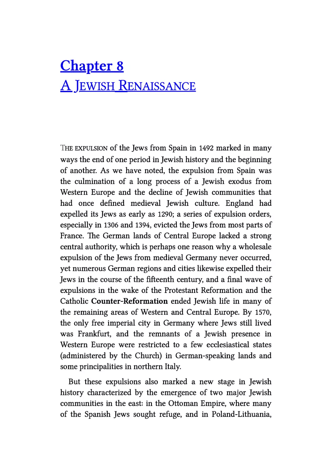 8. A Jewish Renaissance