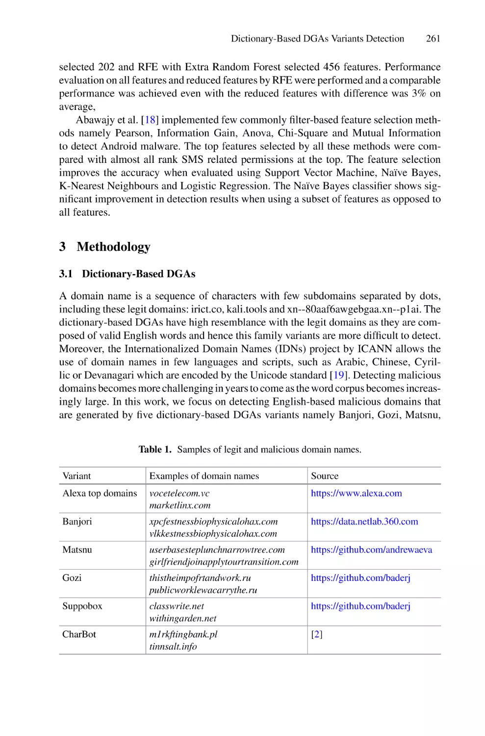 3 Methodology
3.1 Dictionary-Based DGAs