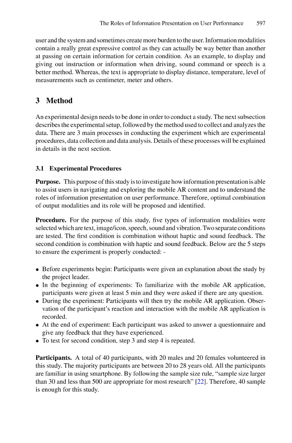 3 Method
3.1 Experimental Procedures