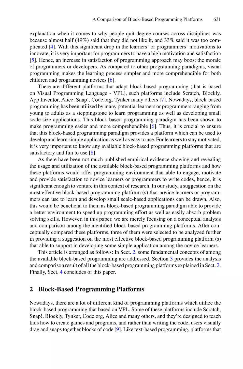 2 Block-Based Programming Platforms