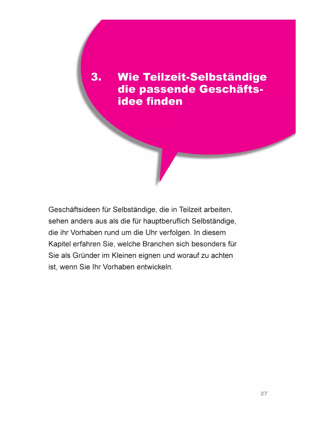 3. Wie Teilzeit-Selbständige die passende Geschäftsidee finden