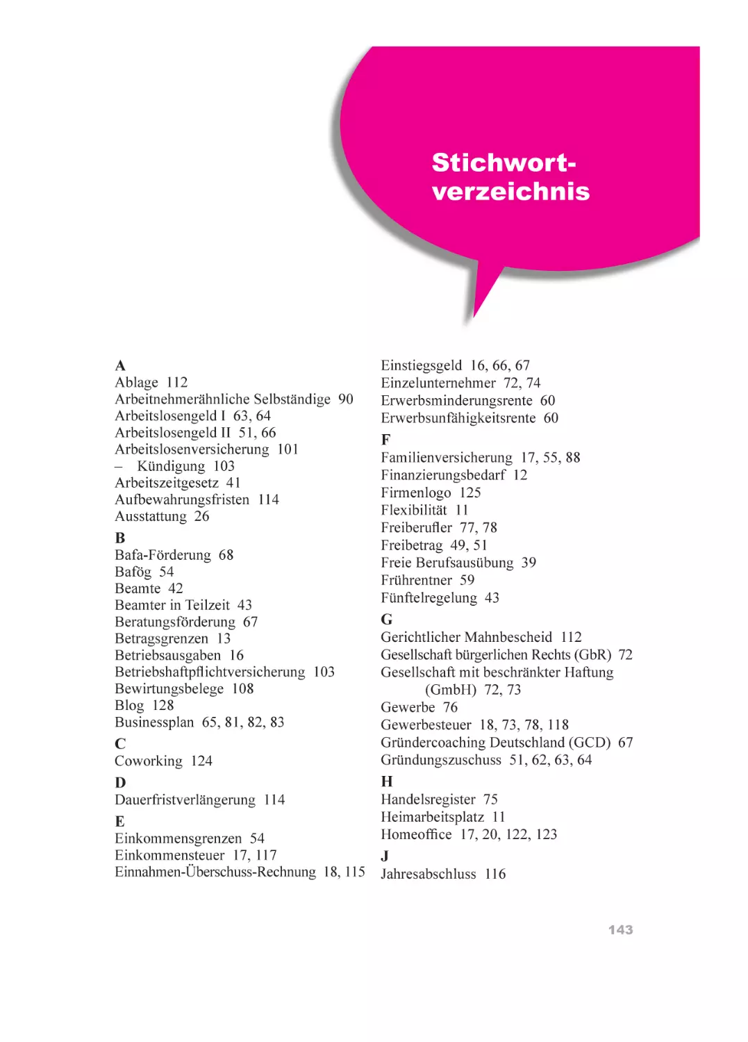 Stichwortverzeichnis