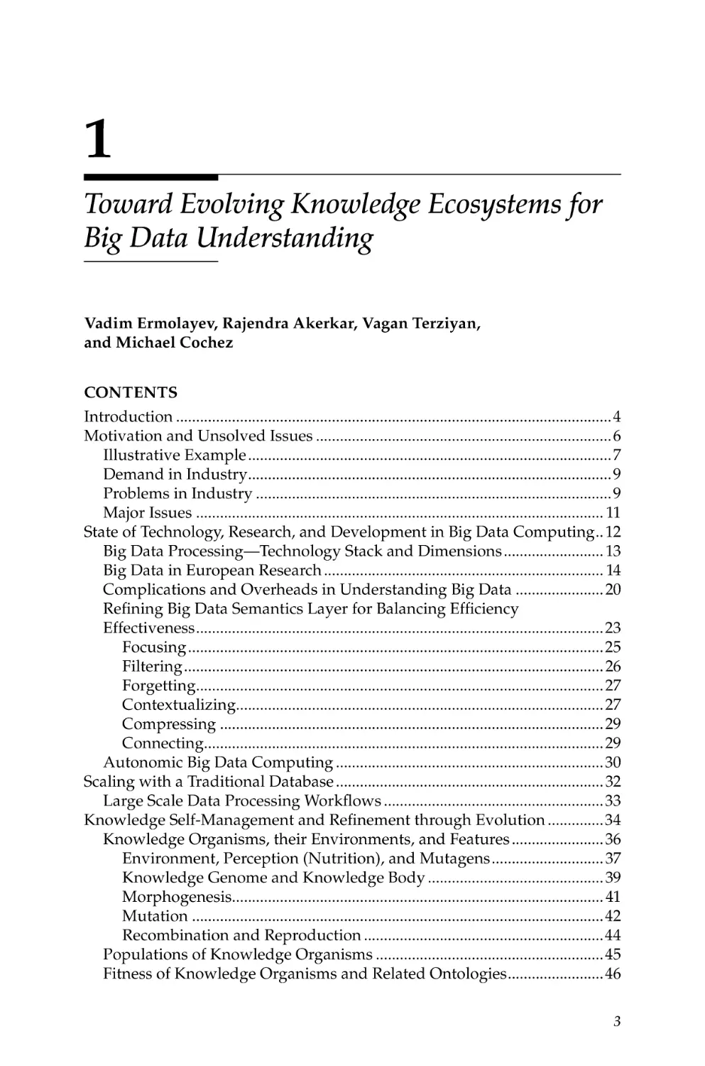 1. Toward Evolving Knowledge Ecosystems for Big Data Understanding