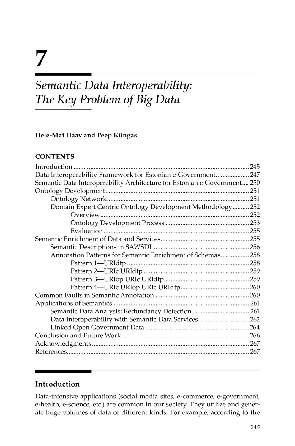 7. Semantic Data Interoperability