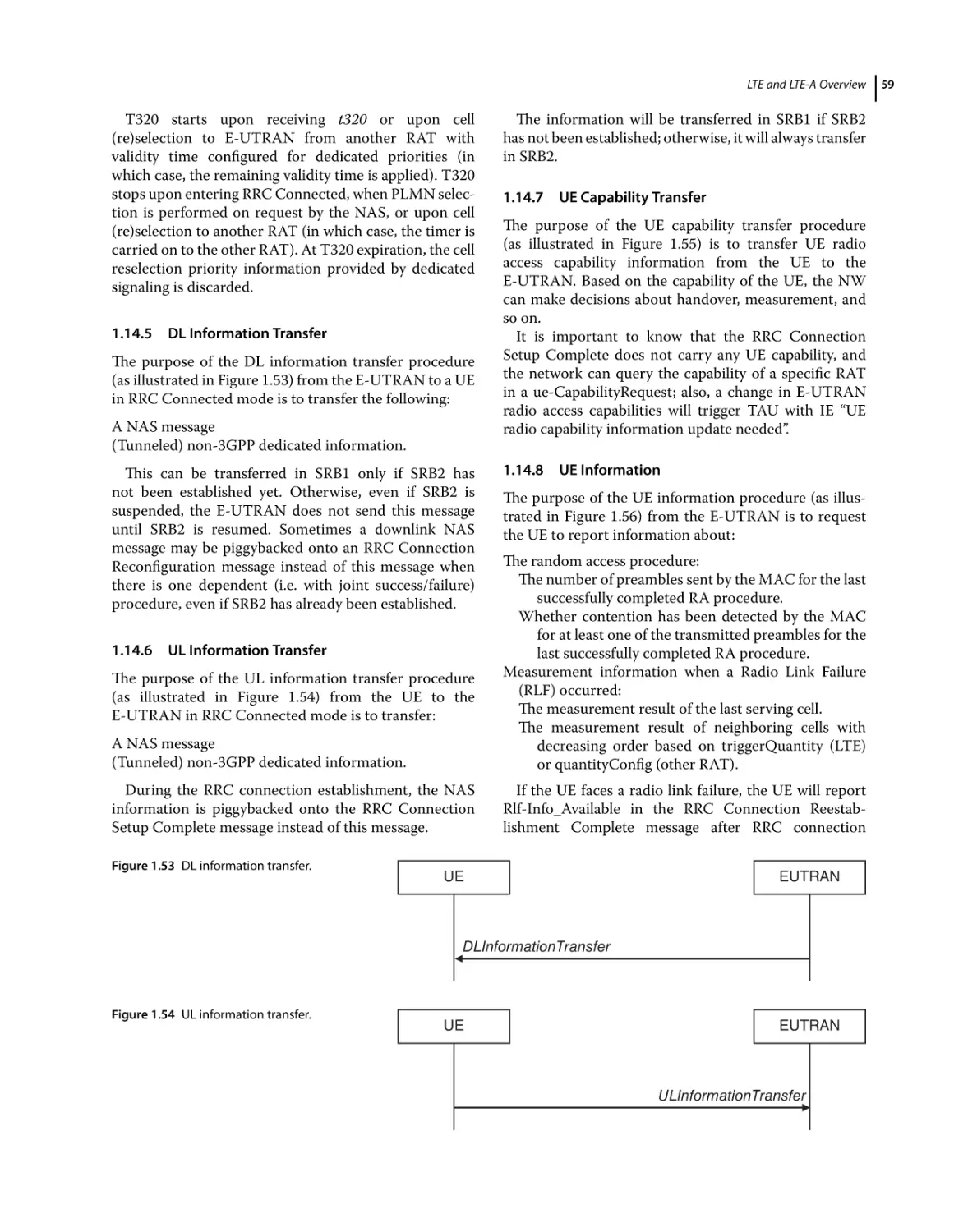 1.14.5 DL Information Transfer
1.14.6 UL Information Transfer
1.14.7 UE Capability Transfer
1.14.8 UE Information