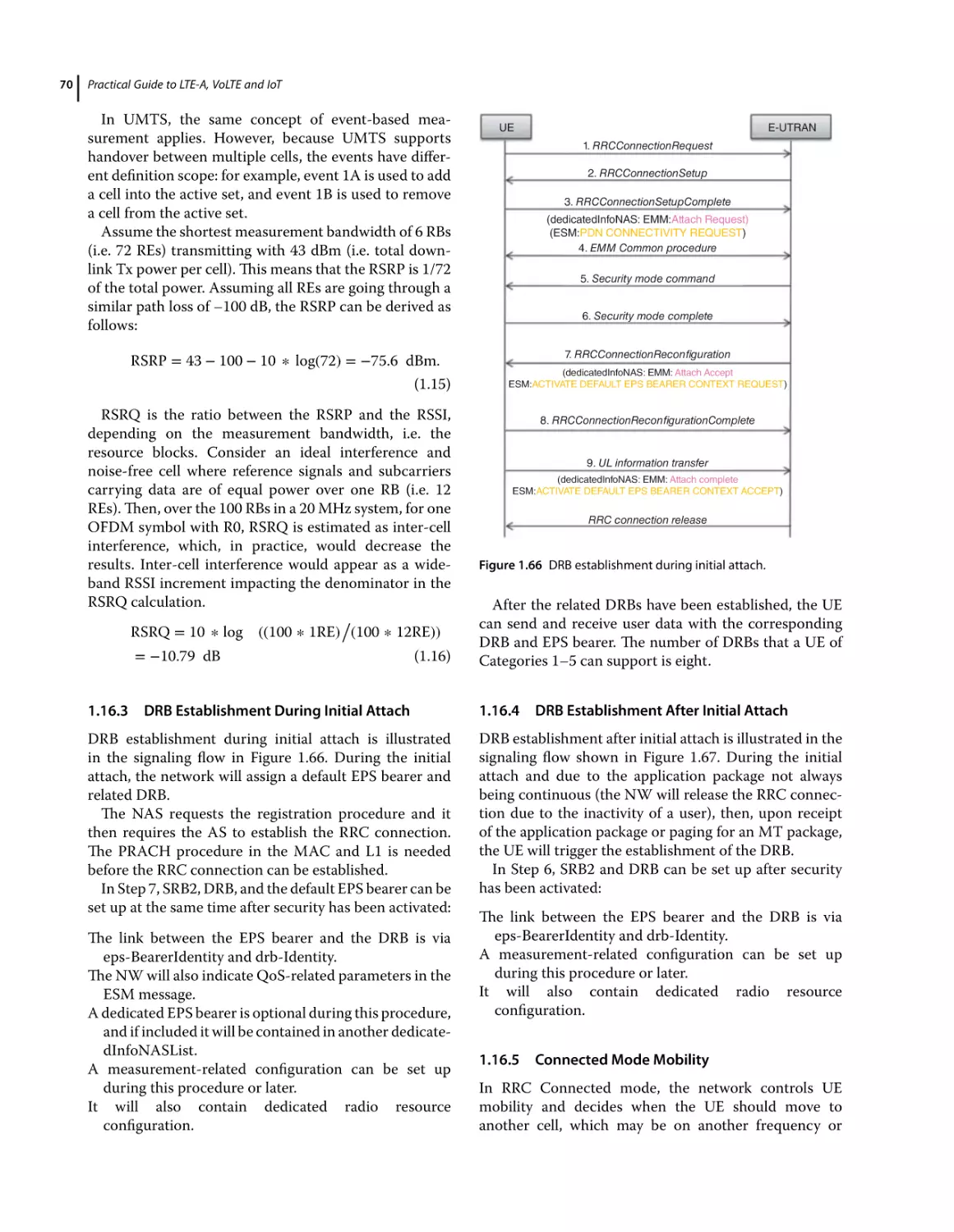 1.16.3 DRB Establishment During Initial Attach
1.16.4 DRB Establishment After Initial Attach
1.16.5 Connected Mode Mobility