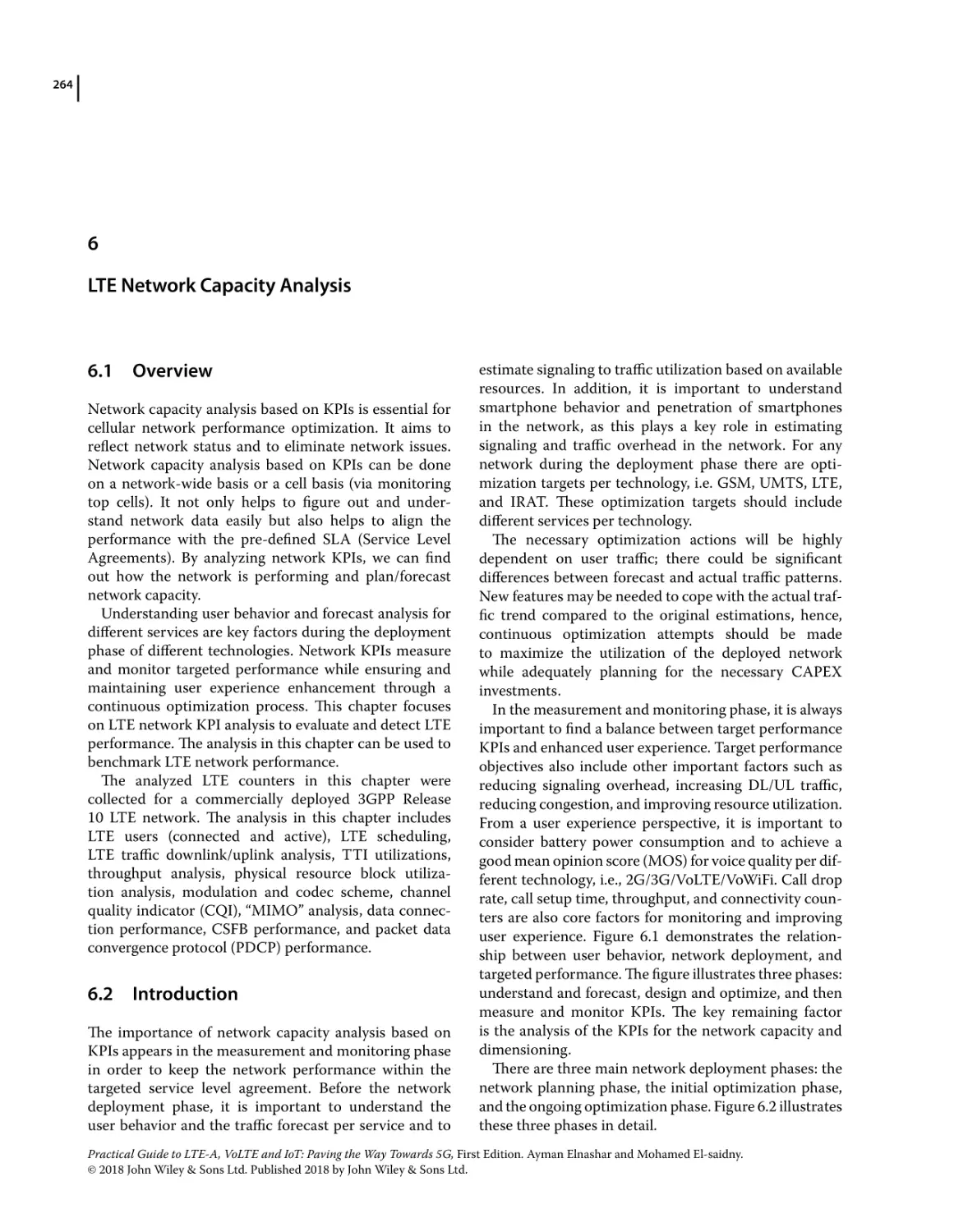 Chapter 6 LTE Network Capacity Analysis
6.1 Overview
6.2 Introduction