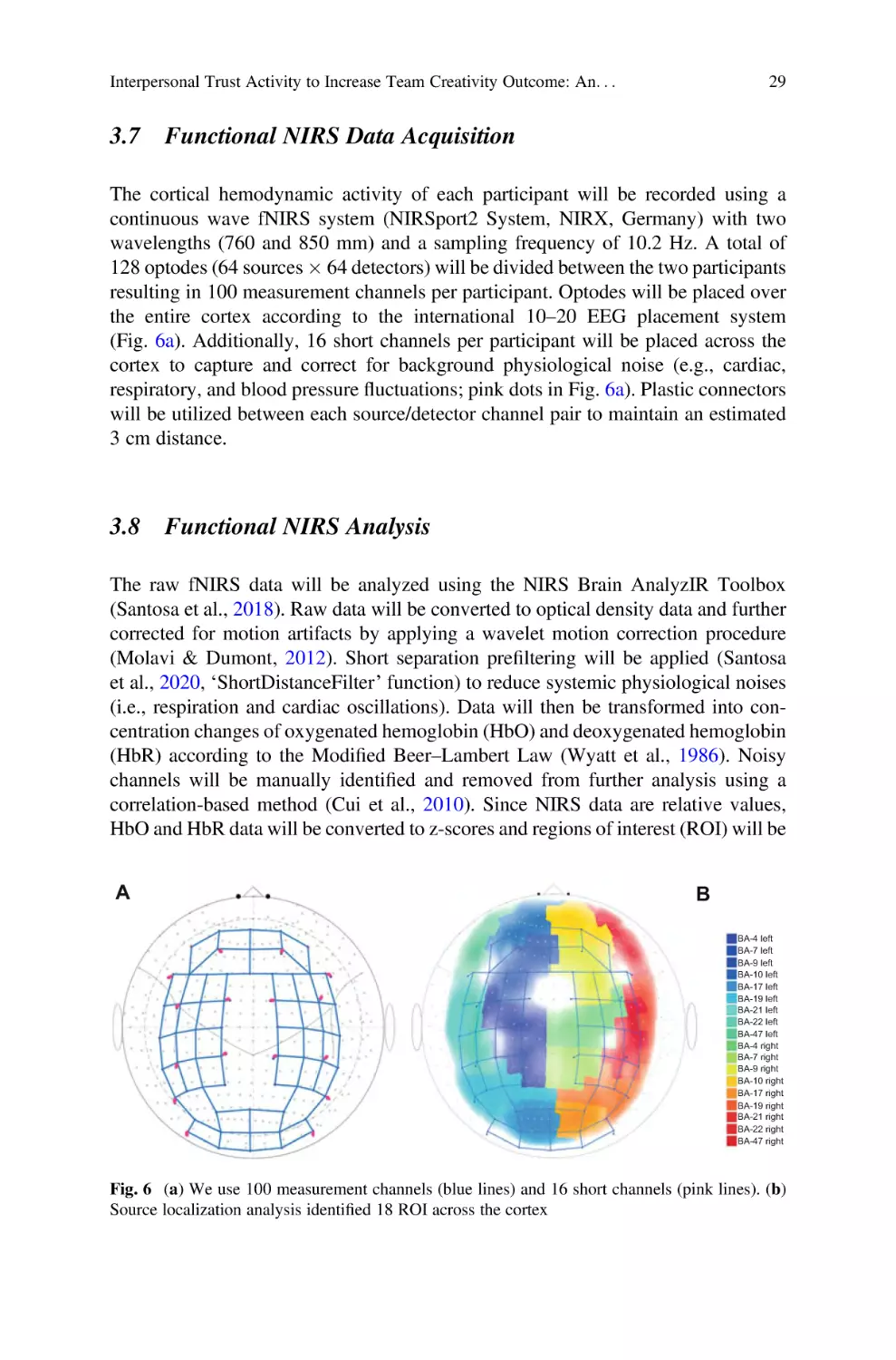 3.7 Functional NIRS Data Acquisition
3.8 Functional NIRS Analysis