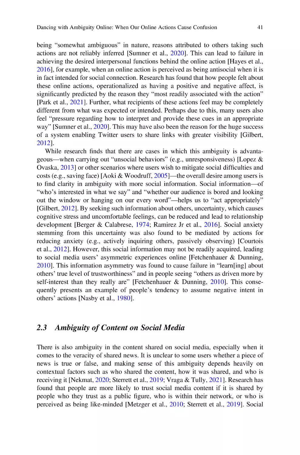 2.3 Ambiguity of Content on Social Media