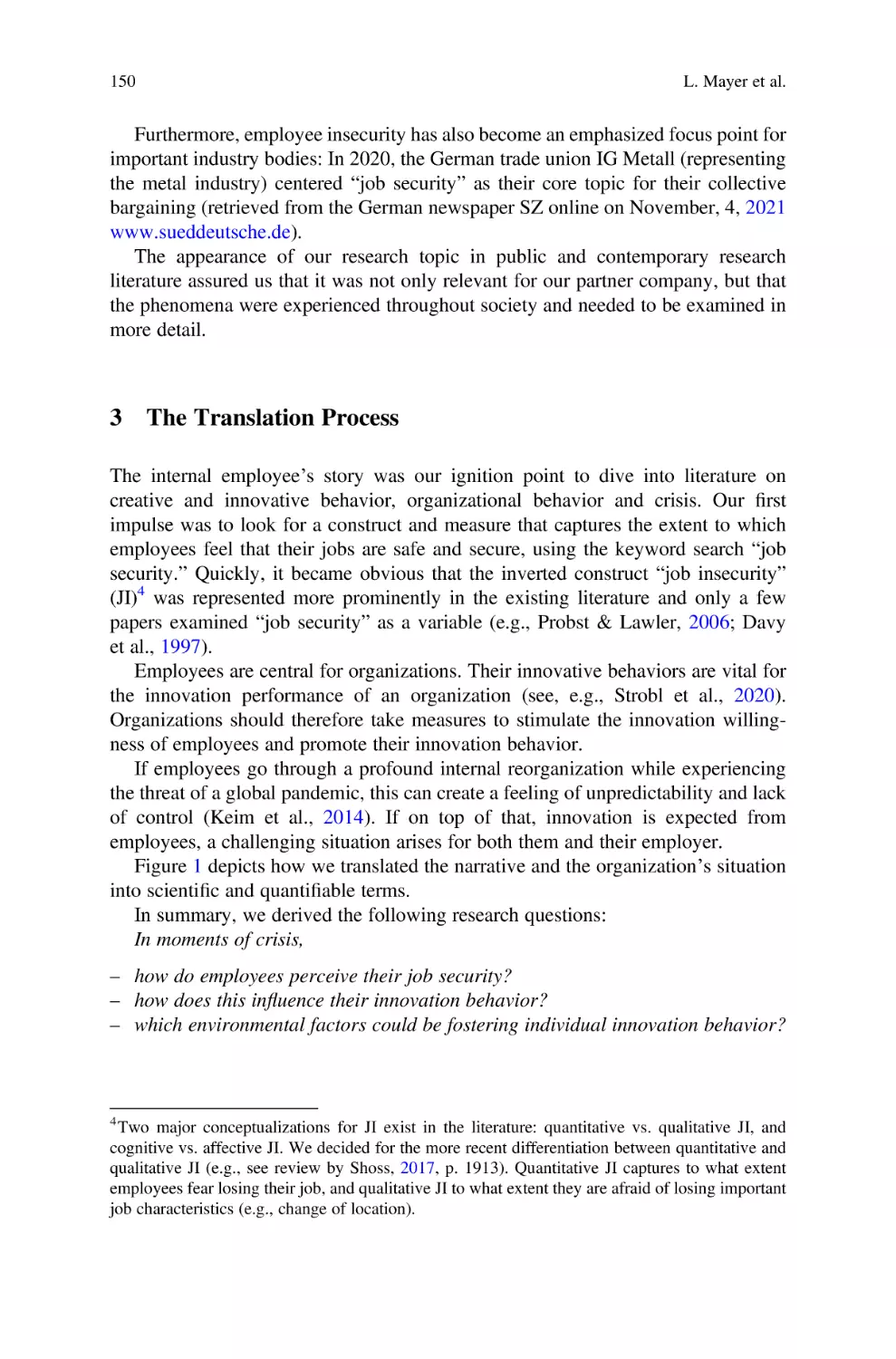 3 The Translation Process