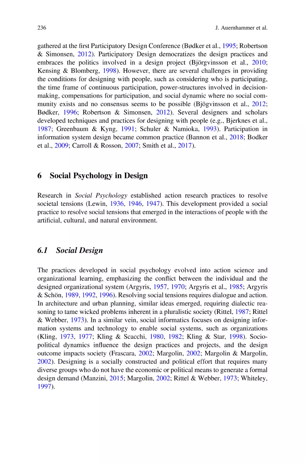 6 Social Psychology in Design
6.1 Social Design