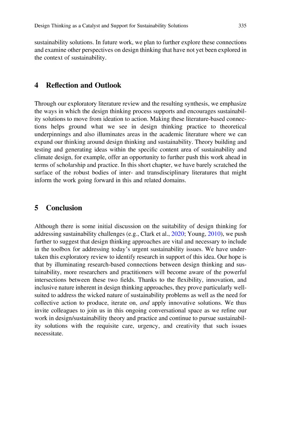 4 Reflection and Outlook
5 Conclusion