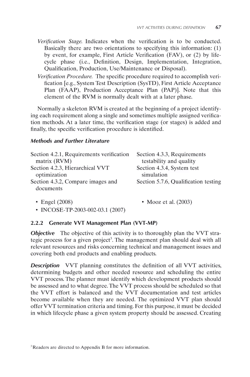 2.2.2 Generate VVT Management Plan (VVT-MP)