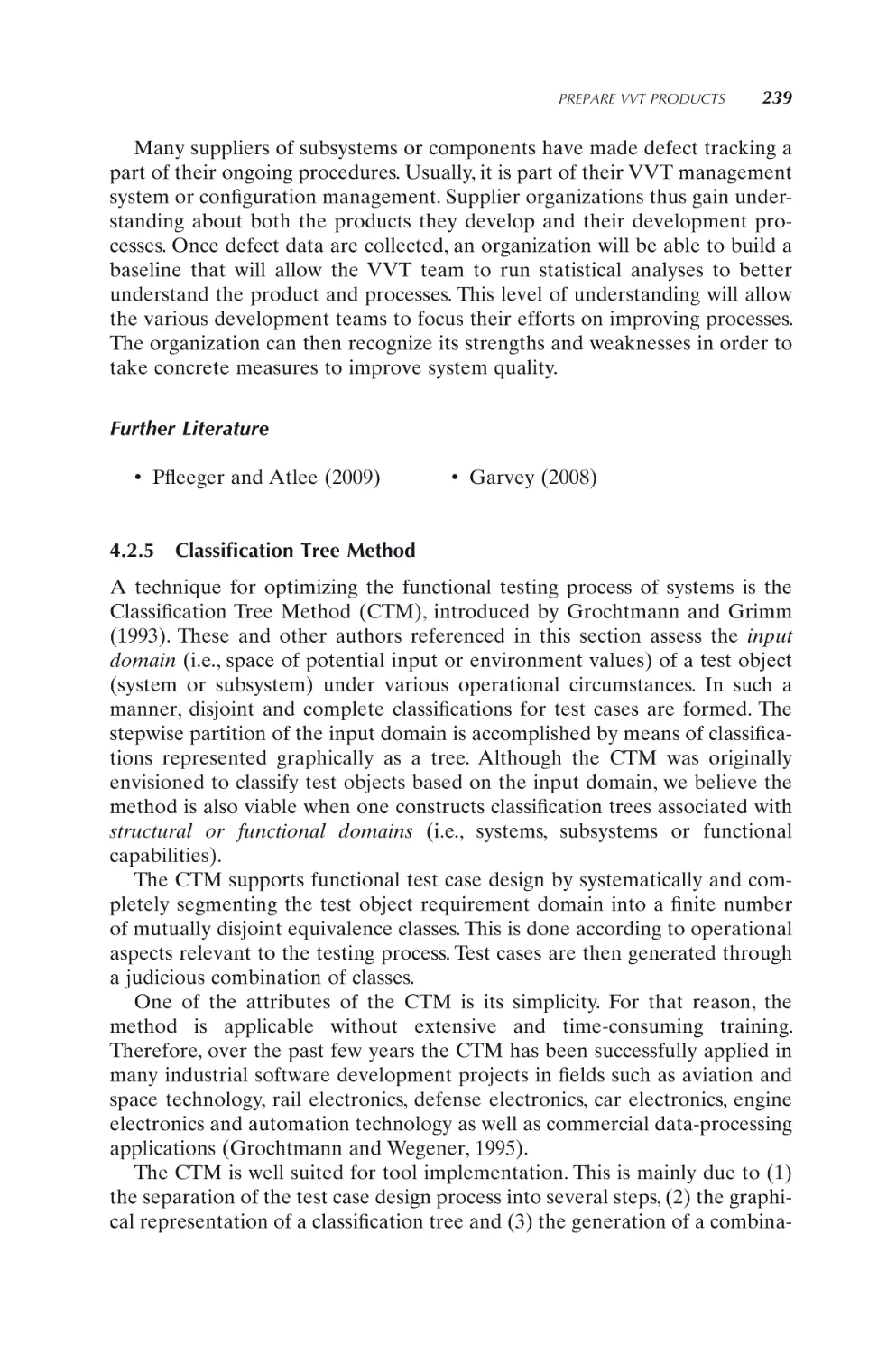 4.2.5 Classification Tree Method