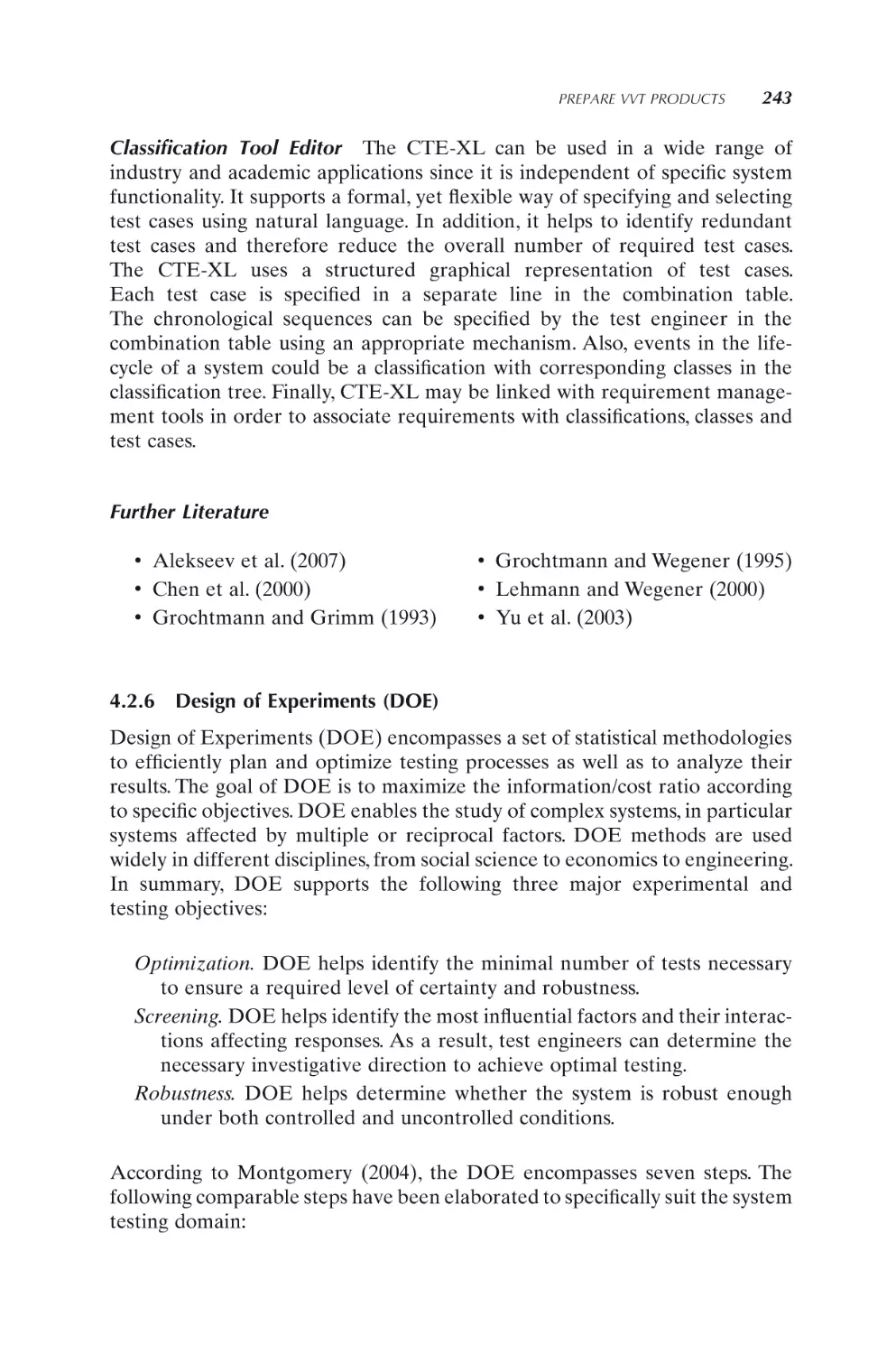 4.2.6 Design of Experiments (DOE)