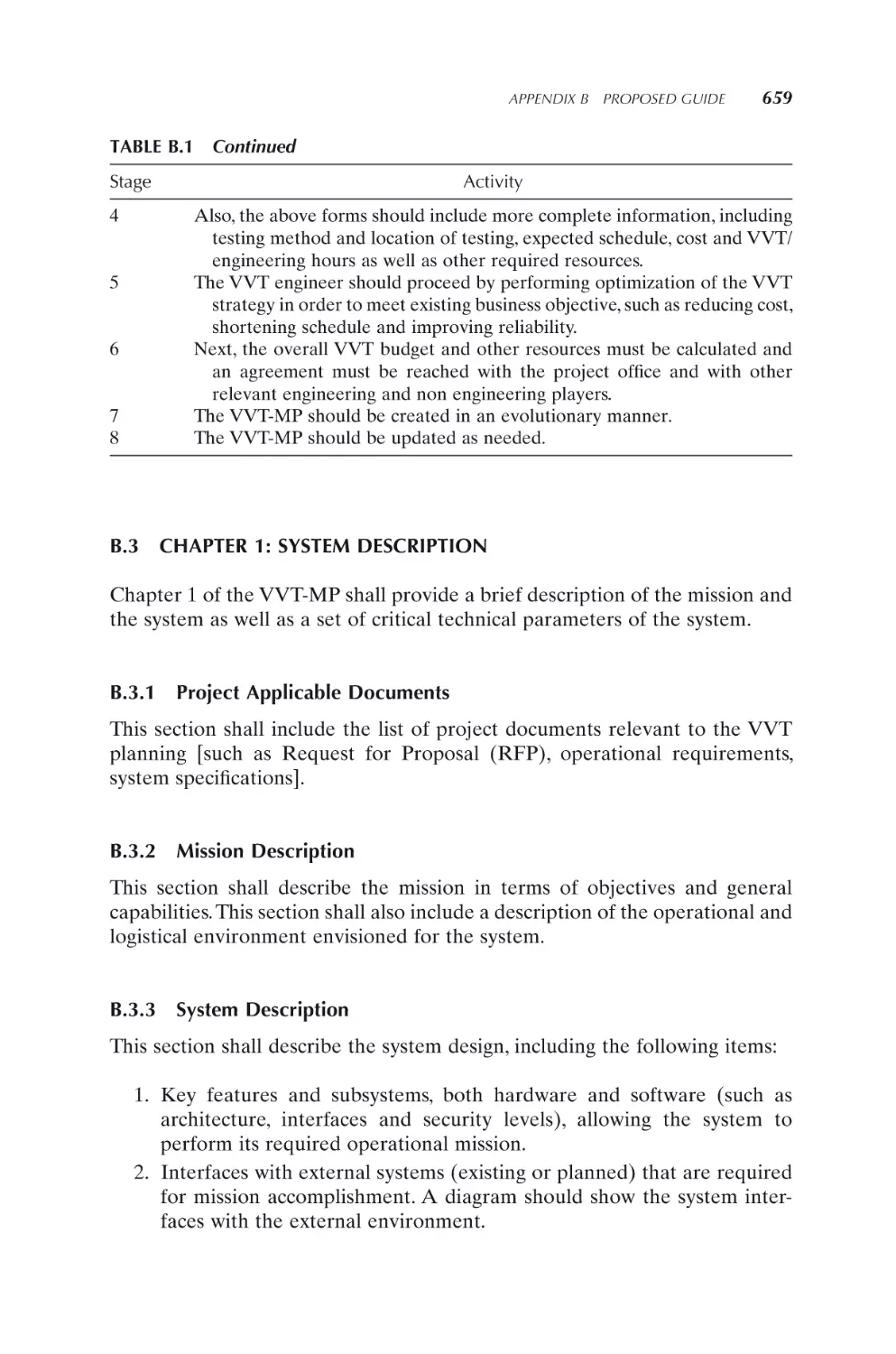 B.3 CHAPTER 1
B.3.1 Project Applicable Documents
B.3.2 Mission Description
B.3.3 System Description