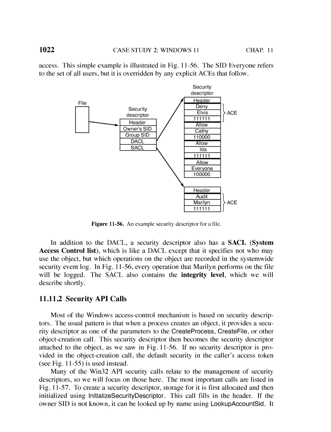 11.11.2 Security API Calls