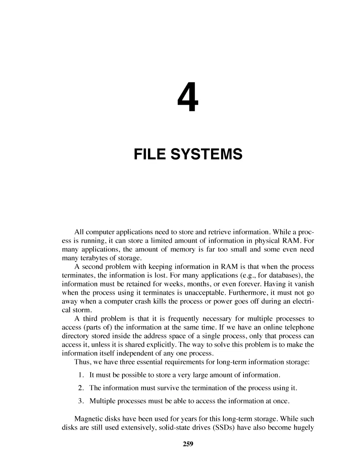 4 File Systems