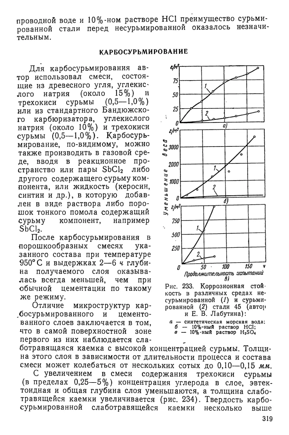 Карбосурьмирование