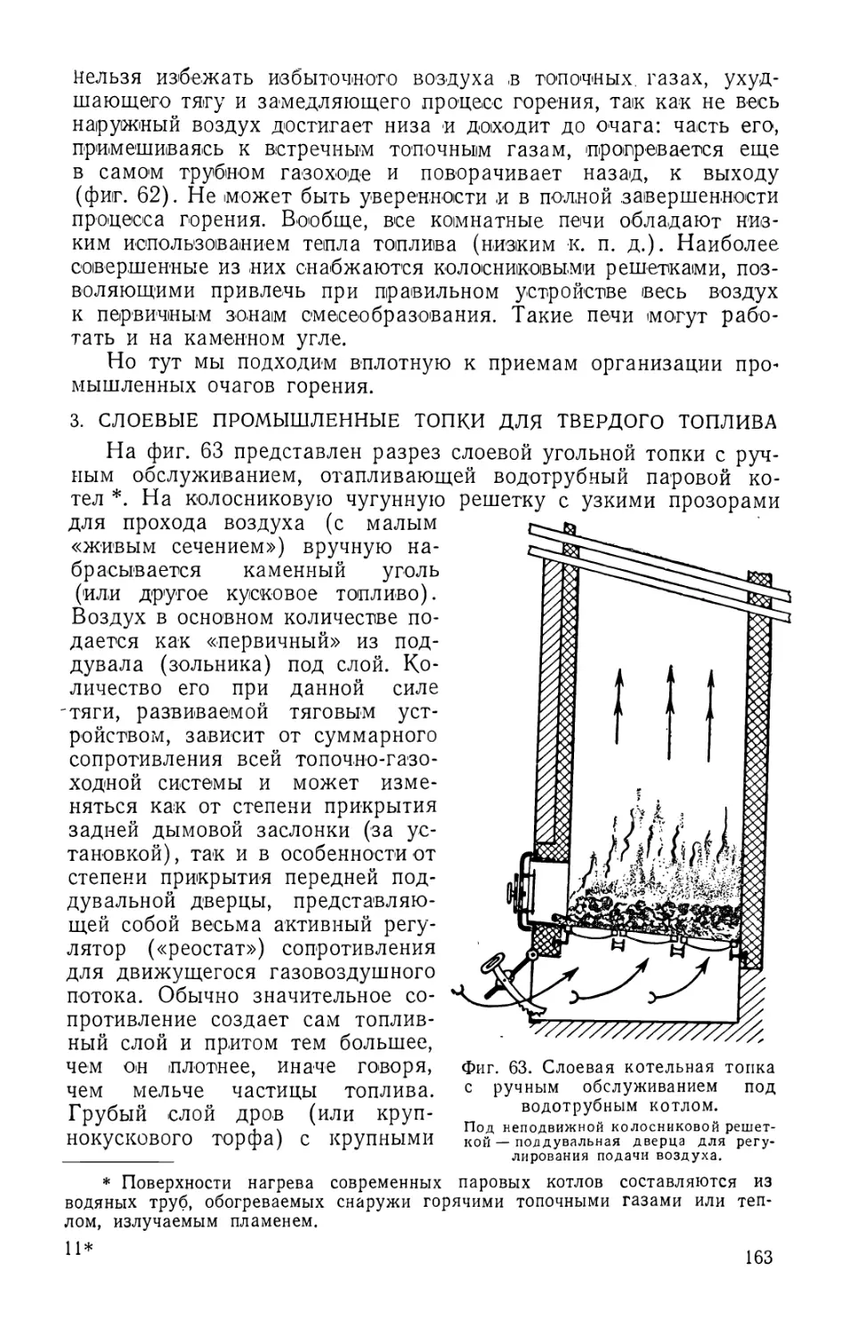 3. Слоевые промышленные топки для твердого топлива