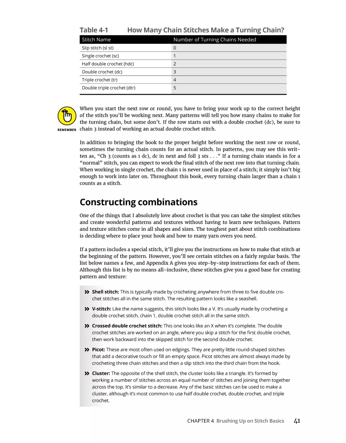 Constructing combinations