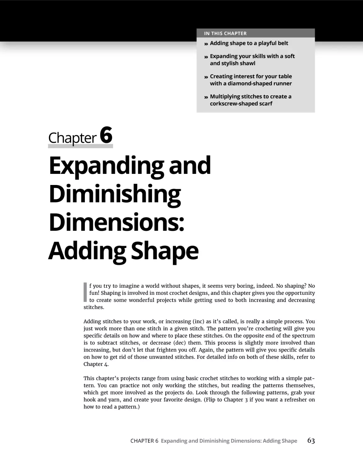 Chapter 6 Expanding and Diminishing Dimensions