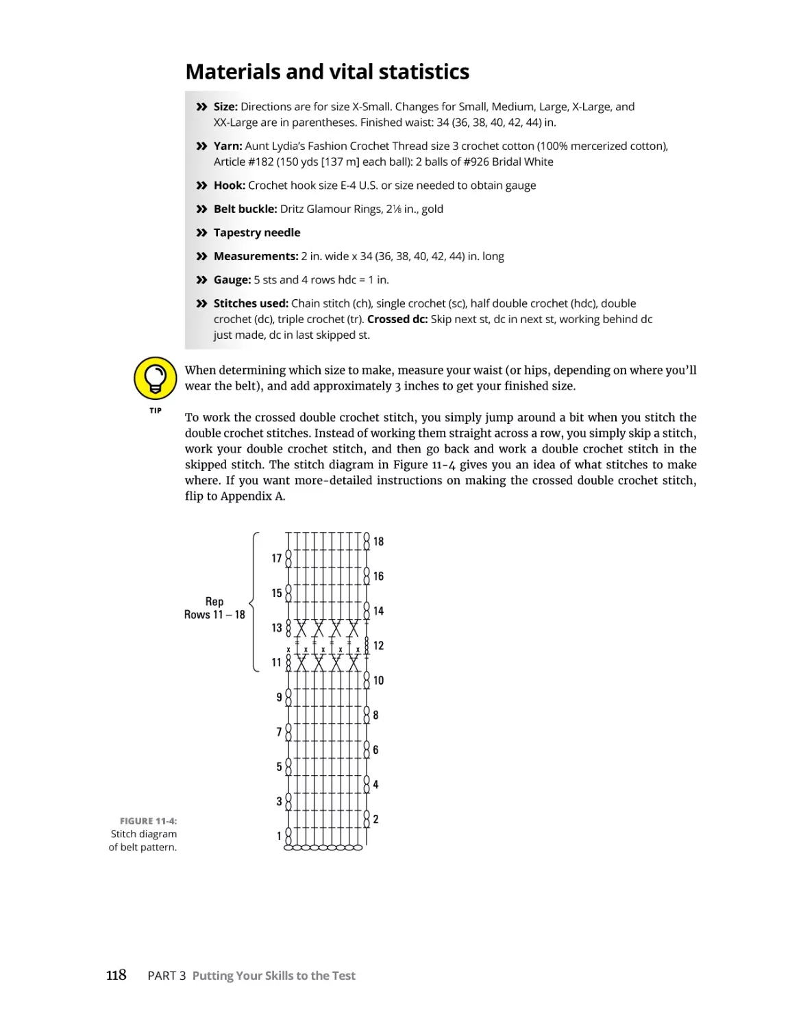 Materials and vital statistics