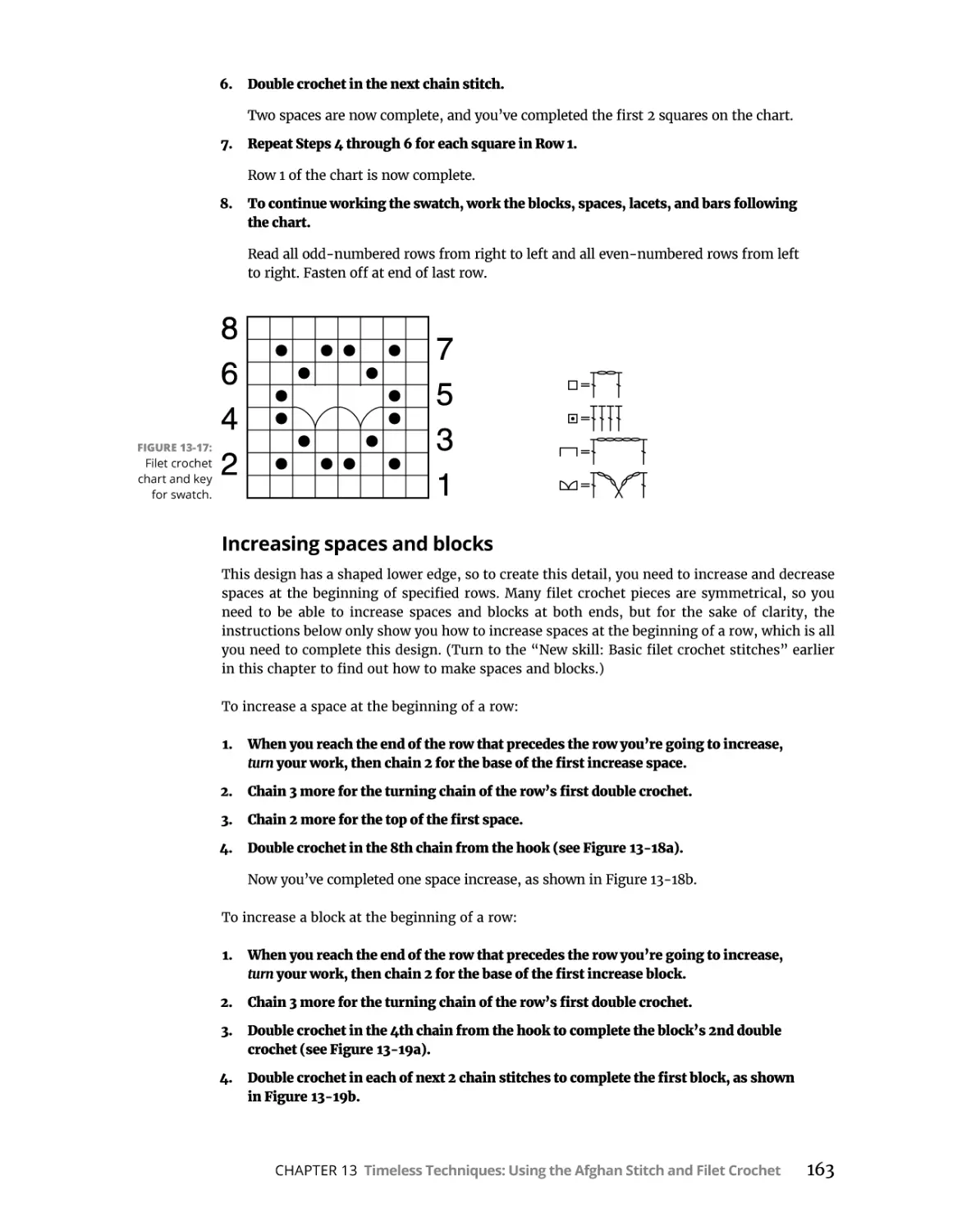 Increasing spaces and blocks