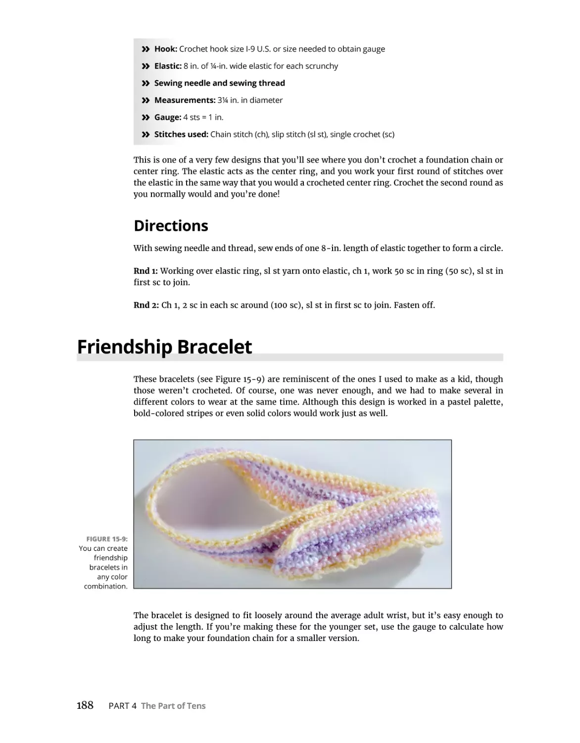 Directions
Friendship Bracelet