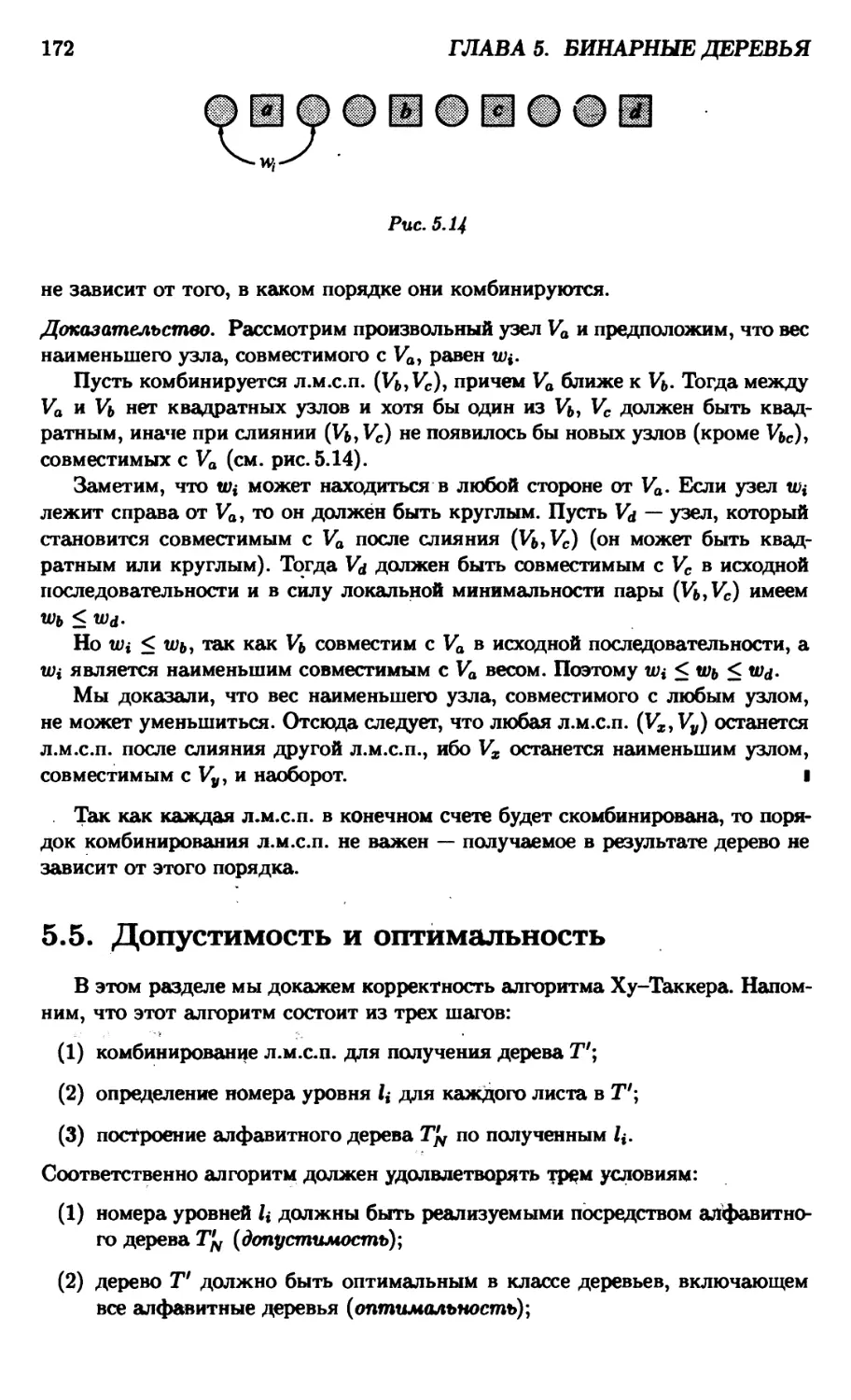 5.5. Допустимость и оптимальность