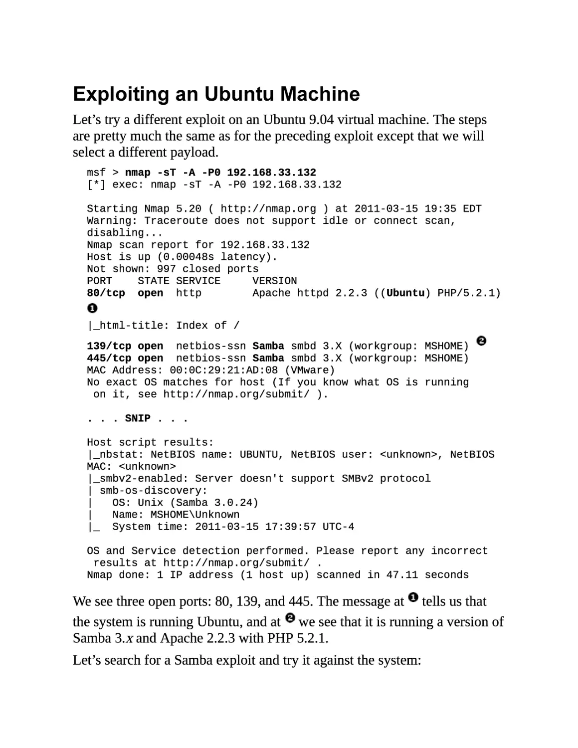 Exploiting an Ubuntu Machine