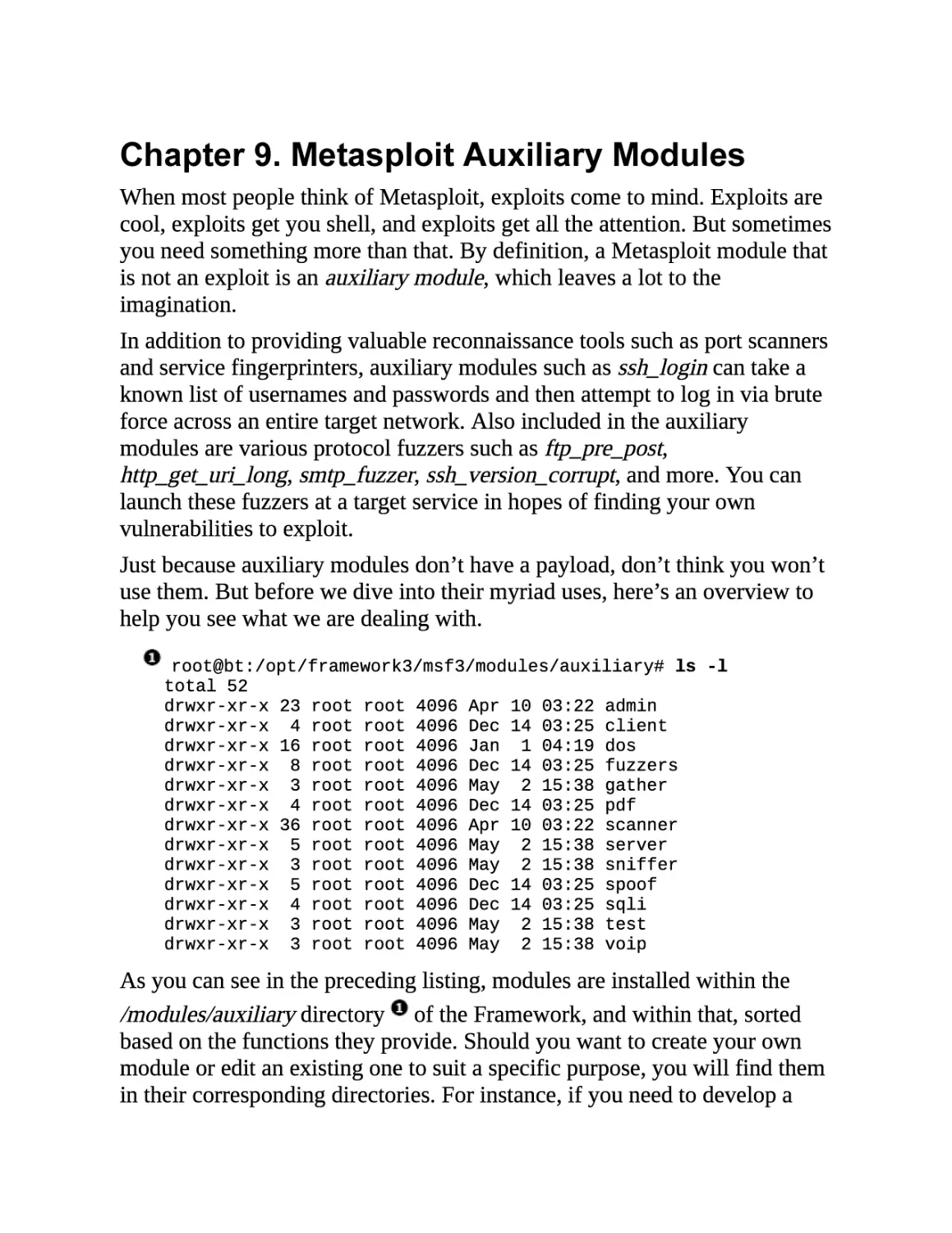 9. Metasploit Auxiliary Modules