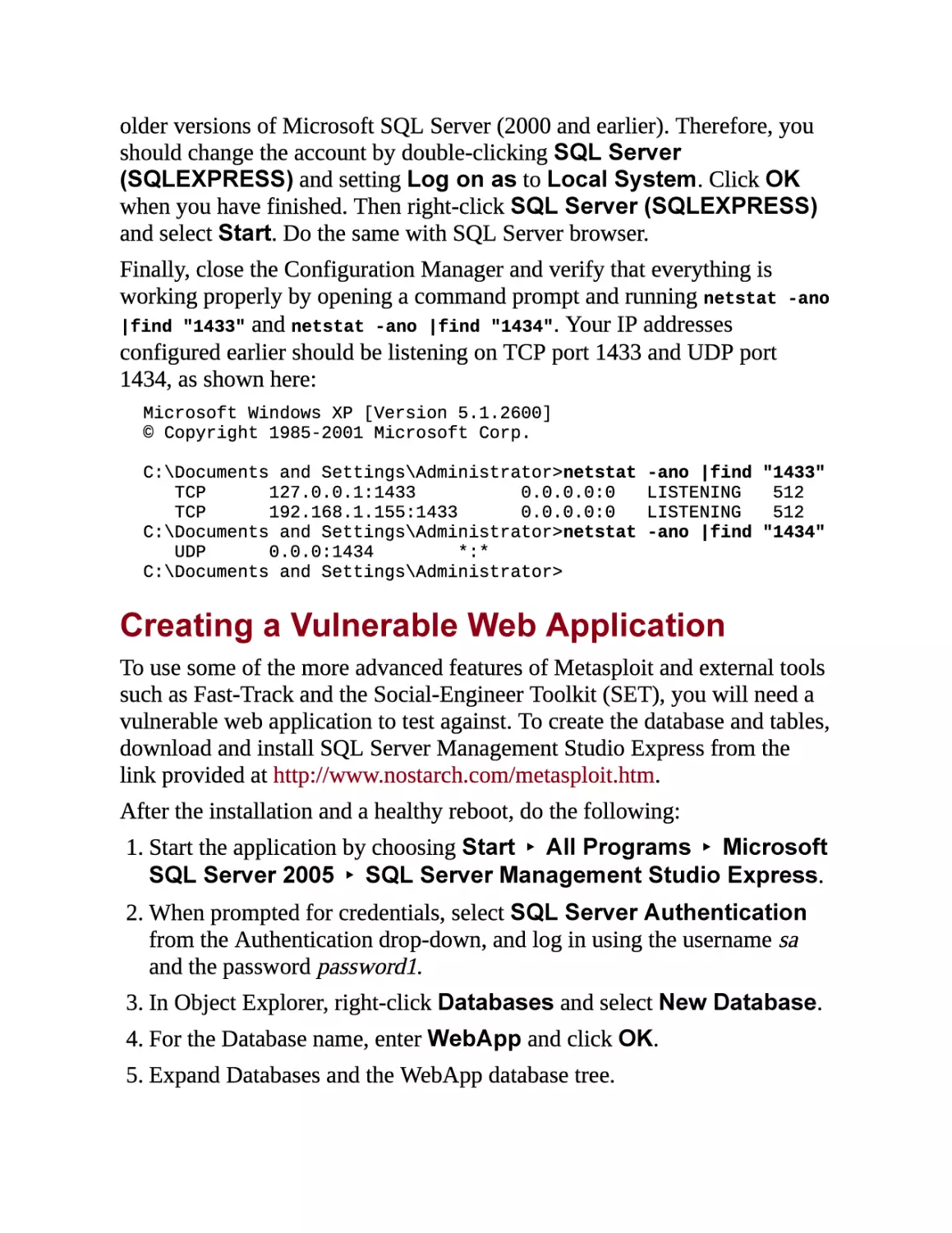 Creating a Vulnerable Web Application