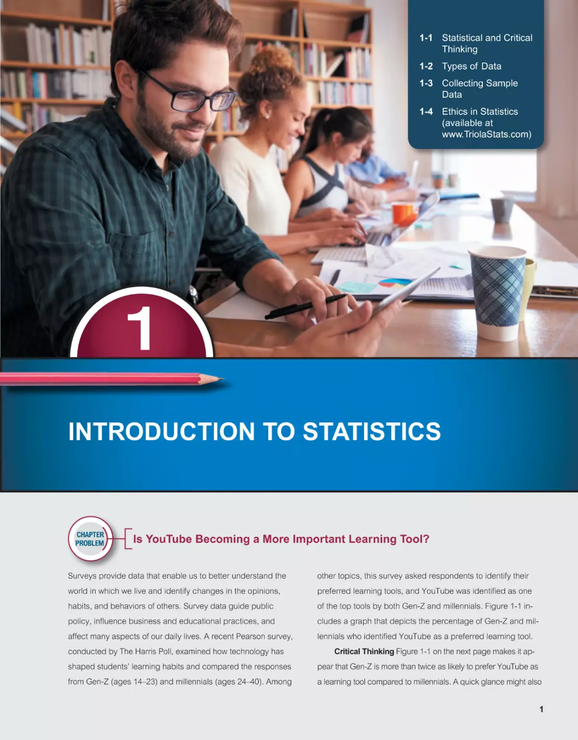 1 INTRODUCTION TO STATISTICS