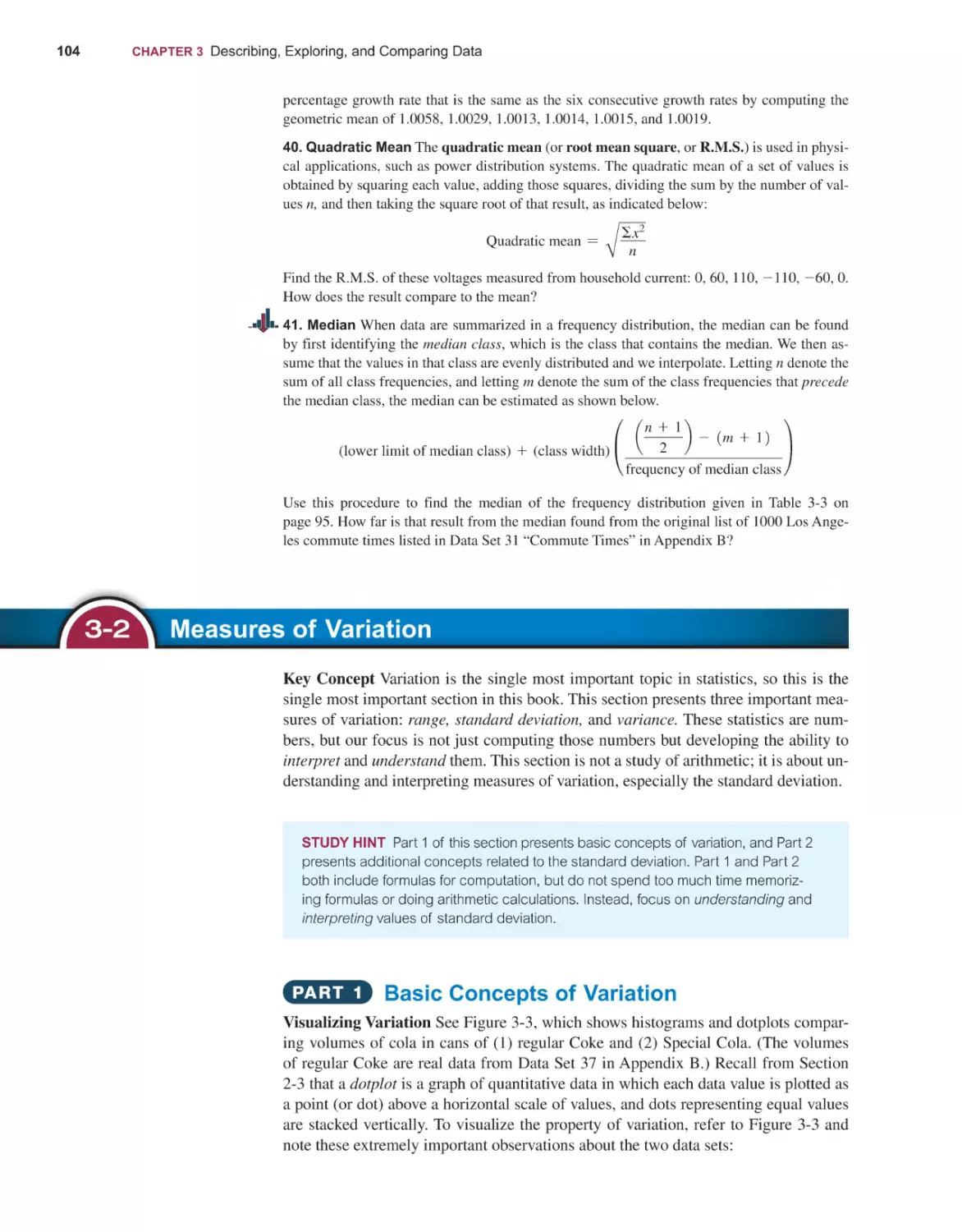 3‐2 Measures of Variation