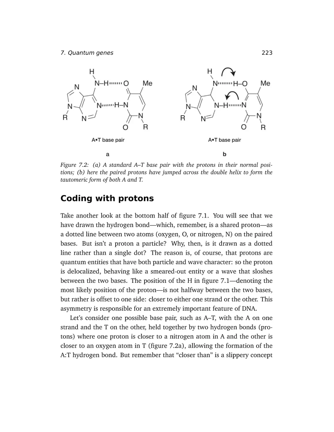 Coding with protons