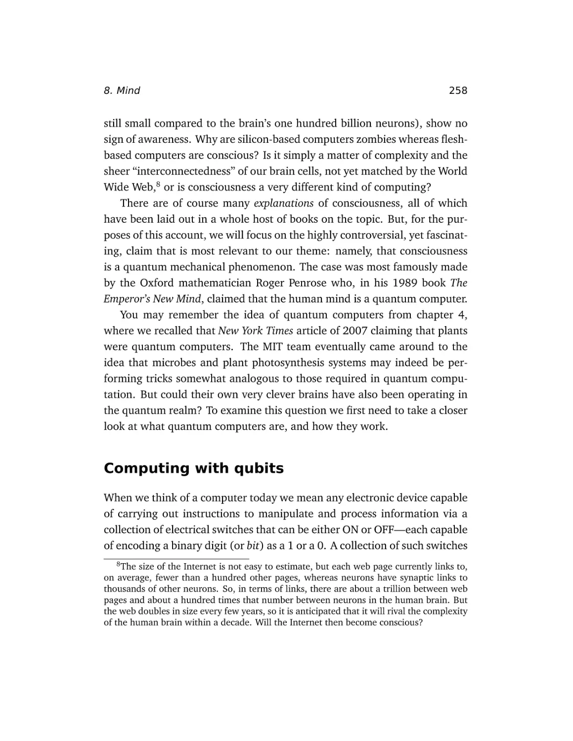 Computing with qubits