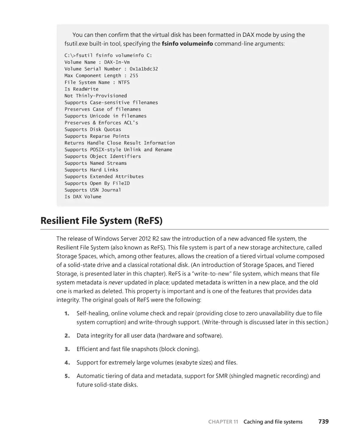 Resilient File System (ReFS)