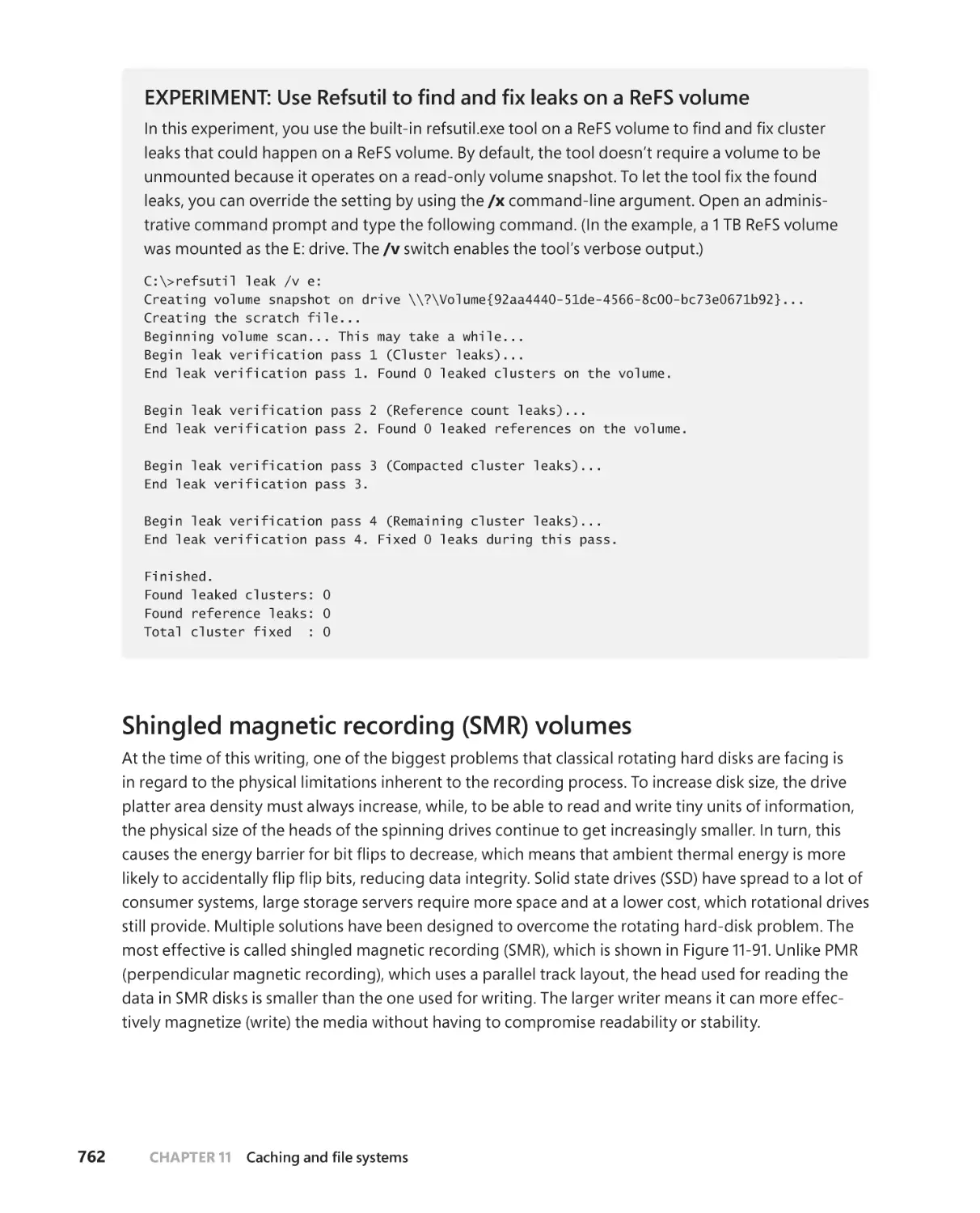 Shingled magnetic recording (SMR) volumes