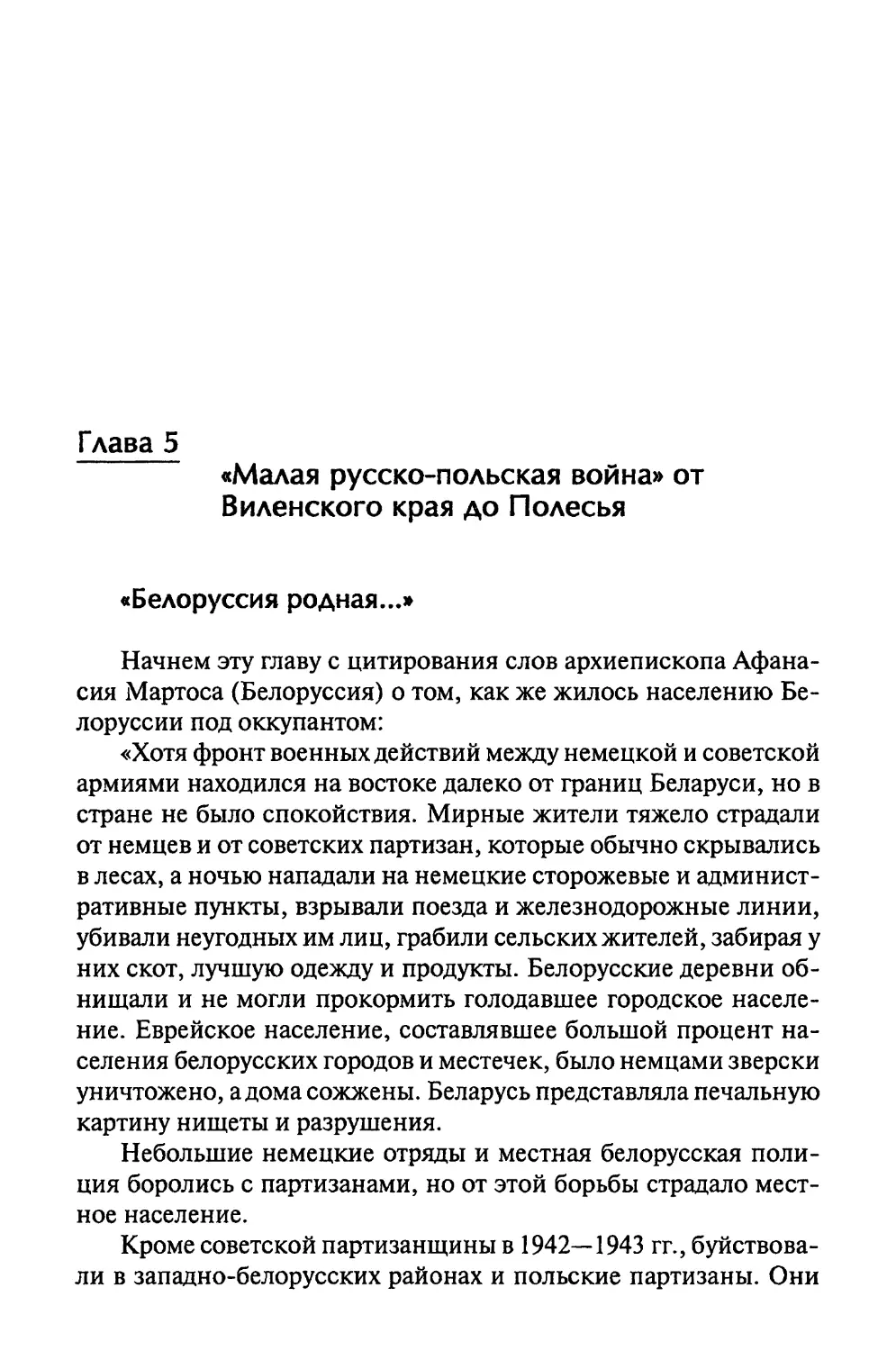 «Малая русско-польская война» от Виленского края до Полесья