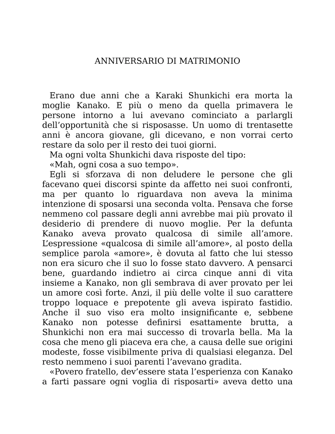 Anniversario di matrimonio