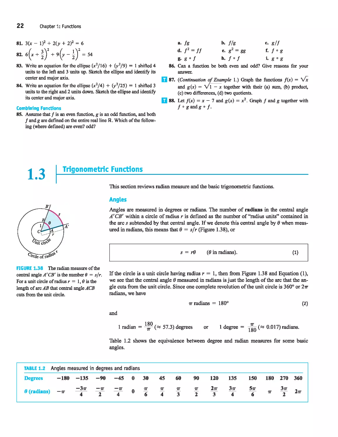 1.3 - Trigonometric Functions