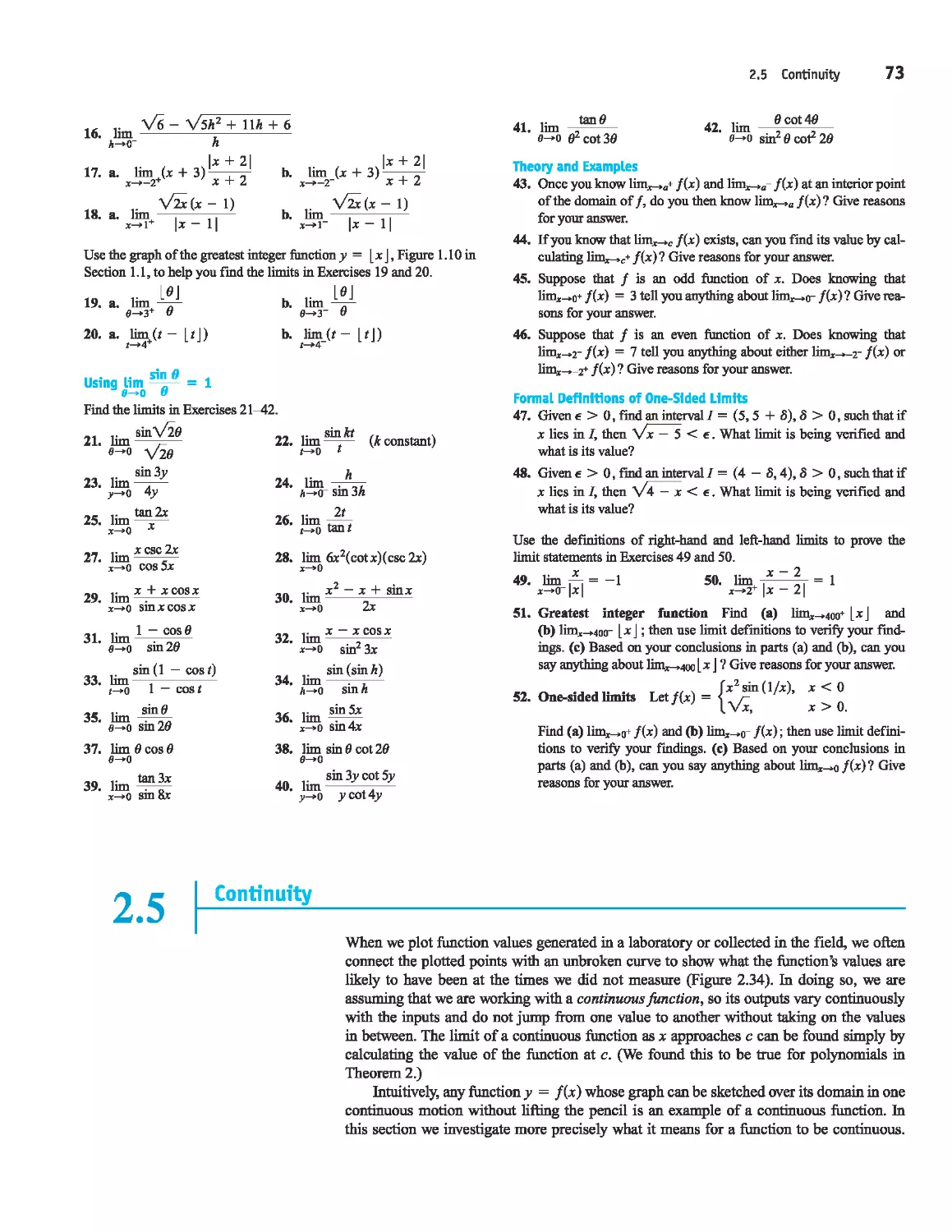 2.5 - Continuity