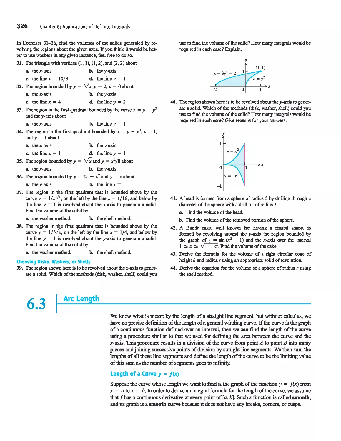 6.3 - Arc Length